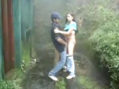 RAINY DAY YOUNG INDIAN WITH HIS BF ENJOYING