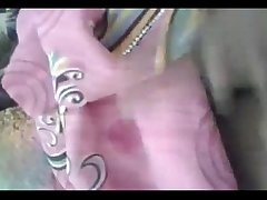 Indian Bhabhi In Pink Sari