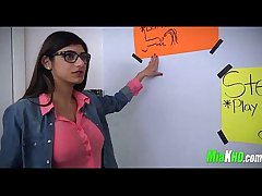 Mia Khalifa teaches her muslim friend how to suck cock 4 91