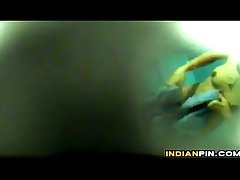 Voyeur Watching An Indian In The Shower Area